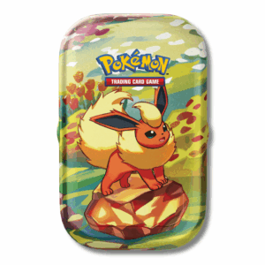nie usuwać (1) Pokémon TCG: Prismatic Evolutions: Flareon Mini Tin