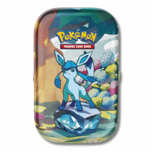 nie usuwać Pokémon TCG: Prismatic Evolutions: Glaceon Mini Tin