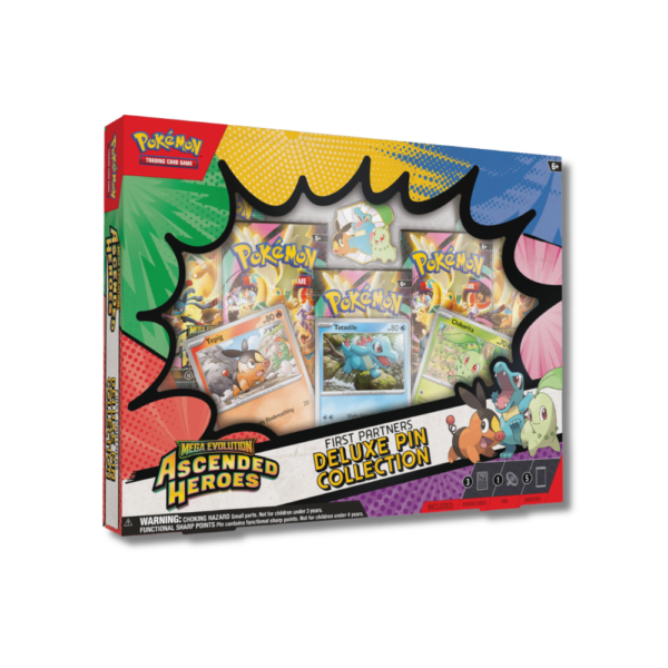 Pokémon TCG: Mega Evolution - Ascended Heroes - Deluxe Pin Collection - First Partners