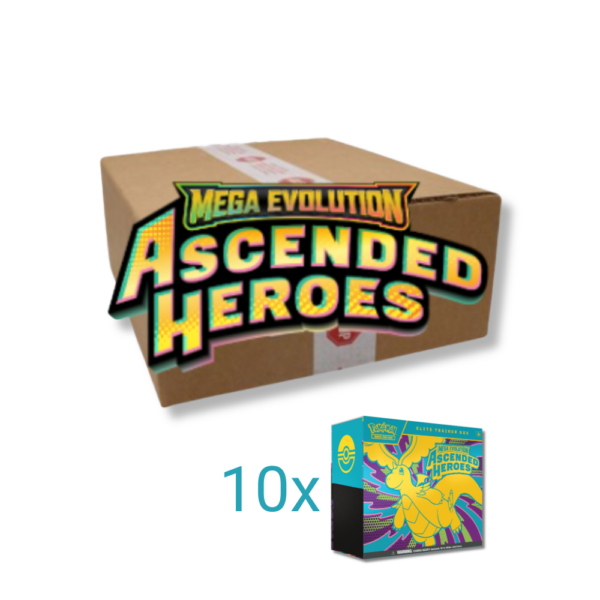 Tekst akapitu Pokémon TCG: Mega Evolution - Ascended Heroes - Elite Trainer Box (Dragonite) CASE
